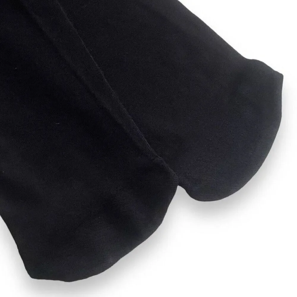 Calzedonia Maternity Tights Size S Modal Cashmere Blend Black Opaque Full Toe